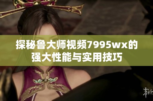 探秘鲁大师视频7995wx的强大性能与实用技巧