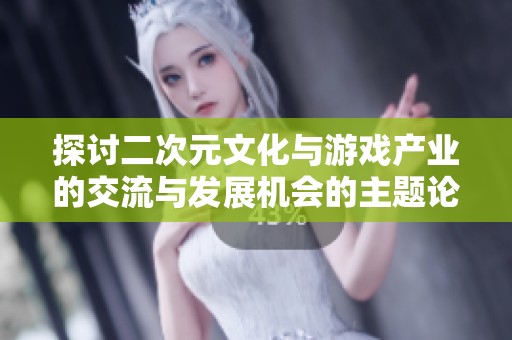 探讨二次元文化与游戏产业的交流与发展机会的主题论坛