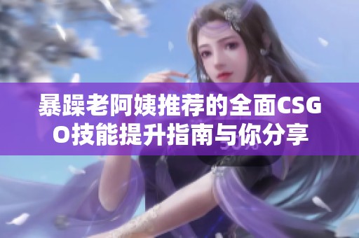 暴躁老阿姨推荐的全面CSGO技能提升指南与你分享