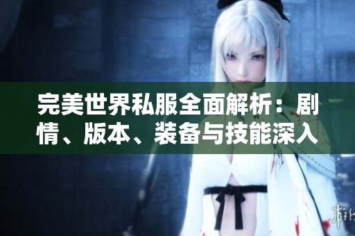 完美世界私服全面解析：剧情、版本、装备与技能深入探讨