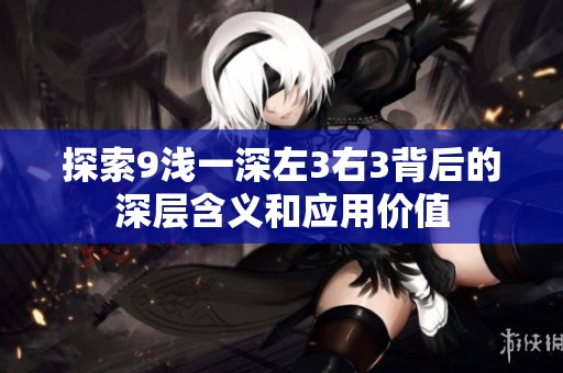 探索9浅一深左3右3背后的深层含义和应用价值