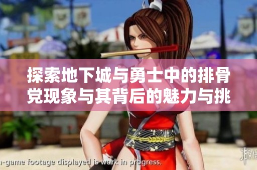 探索地下城与勇士中的排骨党现象与其背后的魅力与挑战解析