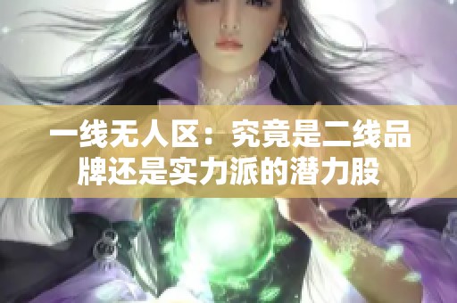 一线无人区：究竟是二线品牌还是实力派的潜力股