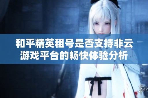 和平精英租号是否支持非云游戏平台的畅快体验分析