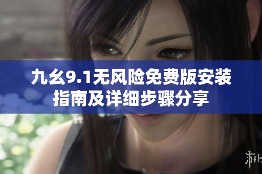 九幺9.1无风险免费版安装指南及详细步骤分享