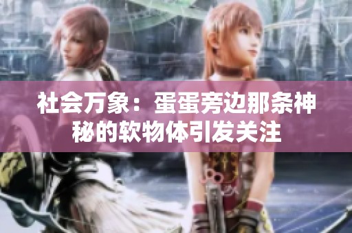 社会万象：蛋蛋旁边那条神秘的软物体引发关注