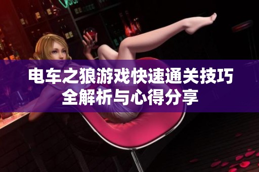 电车之狼游戏快速通关技巧全解析与心得分享