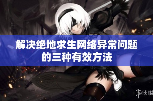 解决绝地求生网络异常问题的三种有效方法