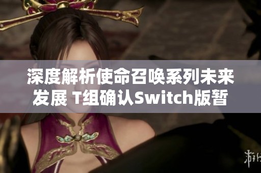 深度解析使命召唤系列未来发展 T组确认Switch版暂无发布计划