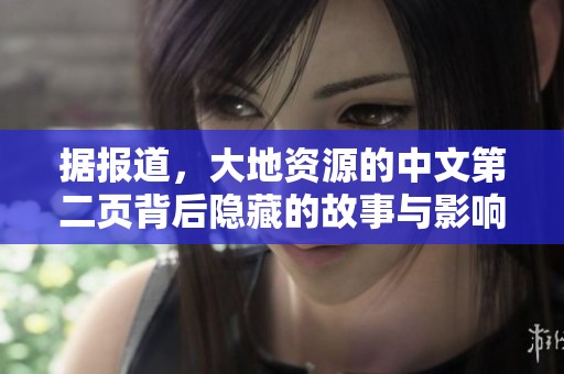 据报道，大地资源的中文第二页背后隐藏的故事与影响