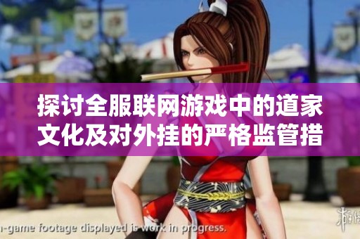 探讨全服联网游戏中的道家文化及对外挂的严格监管措施