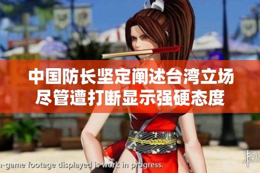 中国防长坚定阐述台湾立场尽管遭打断显示强硬态度