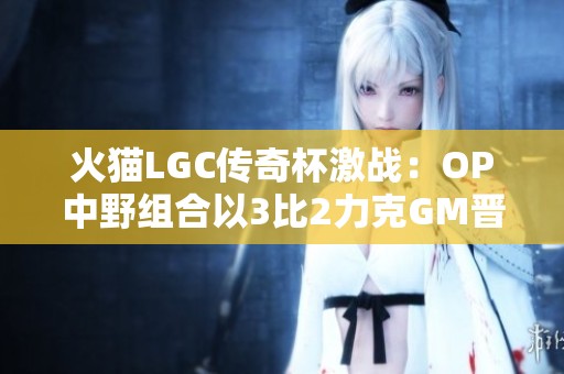 火猫LGC传奇杯激战：OP中野组合以3比2力克GM晋级！