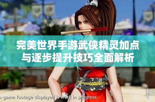 完美世界手游武侠精灵加点与逐步提升技巧全面解析