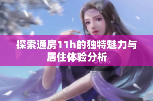 探索通房11h的独特魅力与居住体验分析