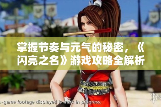 掌握节奏与元气的秘密，《闪亮之名》游戏攻略全解析