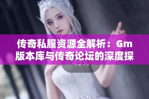 传奇私服资源全解析：Gm版本库与传奇论坛的深度探讨