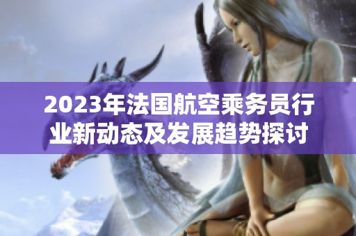2023年法国航空乘务员行业新动态及发展趋势探讨