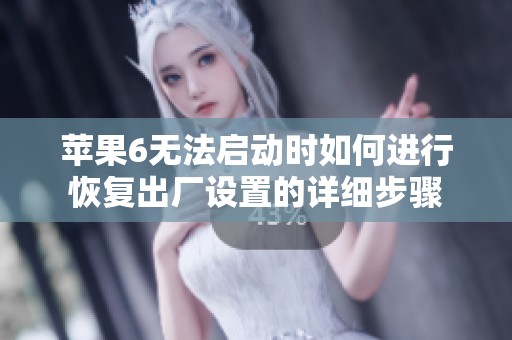 苹果6无法启动时如何进行恢复出厂设置的详细步骤