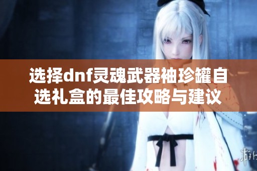 选择dnf灵魂武器袖珍罐自选礼盒的最佳攻略与建议