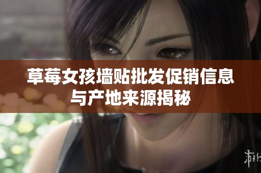 草莓女孩墙贴批发促销信息与产地来源揭秘