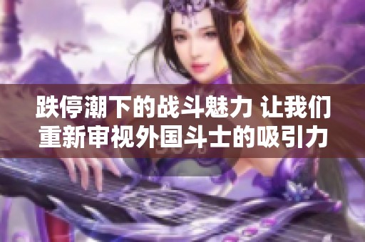 跌停潮下的战斗魅力 让我们重新审视外国斗士的吸引力