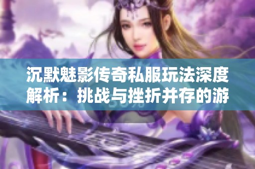 沉默魅影传奇私服玩法深度解析：挑战与挫折并存的游戏体验