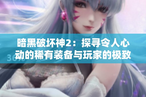 暗黑破坏神2：探寻令人心动的稀有装备与玩家的极致追求
