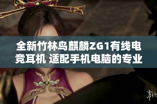 全新竹林鸟麒麟ZG1有线电竞耳机 适配手机电脑的专业挂耳式耳塞