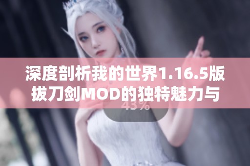 深度剖析我的世界1.16.5版拔刀剑MOD的独特魅力与游玩体验