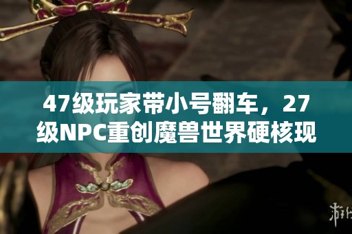 47级玩家带小号翻车，27级NPC重创魔兽世界硬核现场
