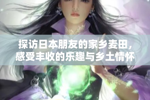 探访日本朋友的家乡麦田，感受丰收的乐趣与乡土情怀
