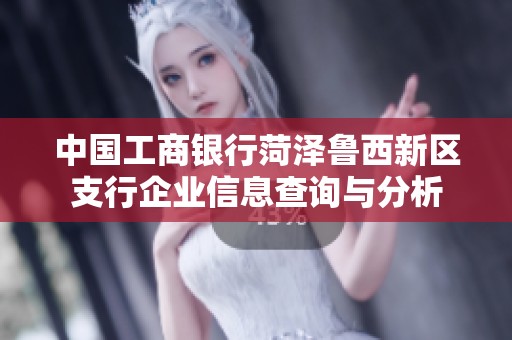 中国工商银行菏泽鲁西新区支行企业信息查询与分析