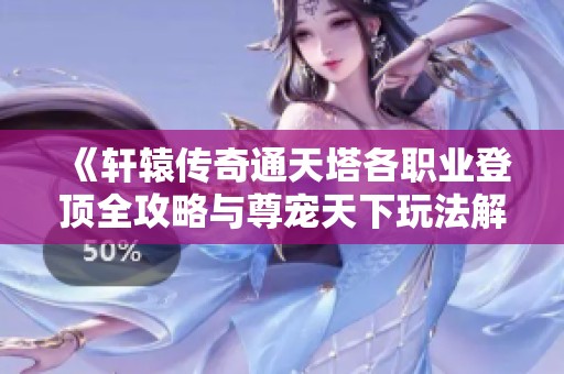 《轩辕传奇通天塔各职业登顶全攻略与尊宠天下玩法解析》