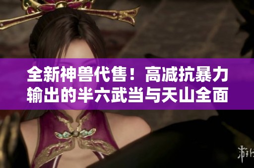全新神兽代售！高减抗暴力输出的半六武当与天山全面解析