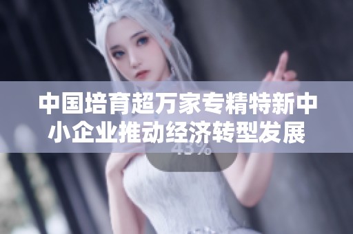 中国培育超万家专精特新中小企业推动经济转型发展