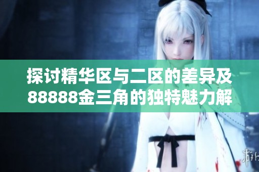 探讨精华区与二区的差异及88888金三角的独特魅力解析