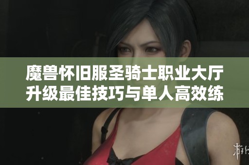 魔兽怀旧服圣骑士职业大厅升级最佳技巧与单人高效练级攻略