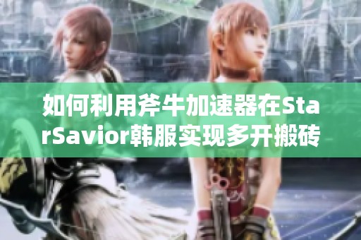 如何利用斧牛加速器在StarSavior韩服实现多开搬砖速度提升