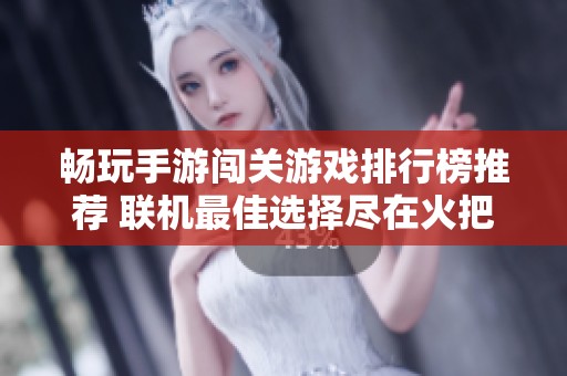 畅玩手游闯关游戏排行榜推荐 联机最佳选择尽在火把云手游网