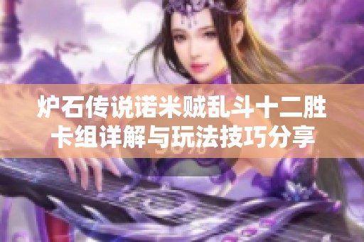 炉石传说诺米贼乱斗十二胜卡组详解与玩法技巧分享