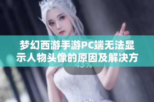 梦幻西游手游PC端无法显示人物头像的原因及解决方案解析