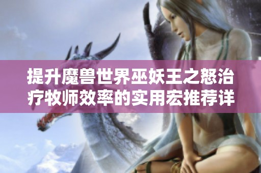 提升魔兽世界巫妖王之怒治疗牧师效率的实用宏推荐详解