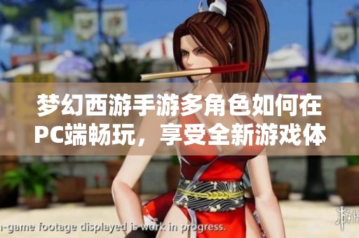 梦幻西游手游多角色如何在PC端畅玩，享受全新游戏体验