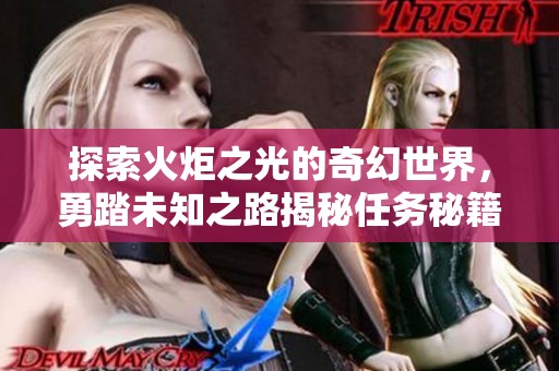 探索火炬之光的奇幻世界，勇踏未知之路揭秘任务秘籍